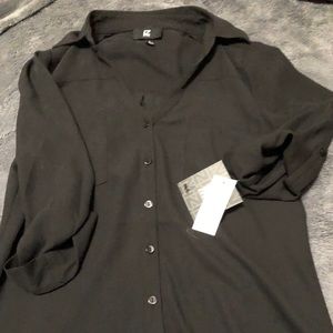 Black Sheer Blouse